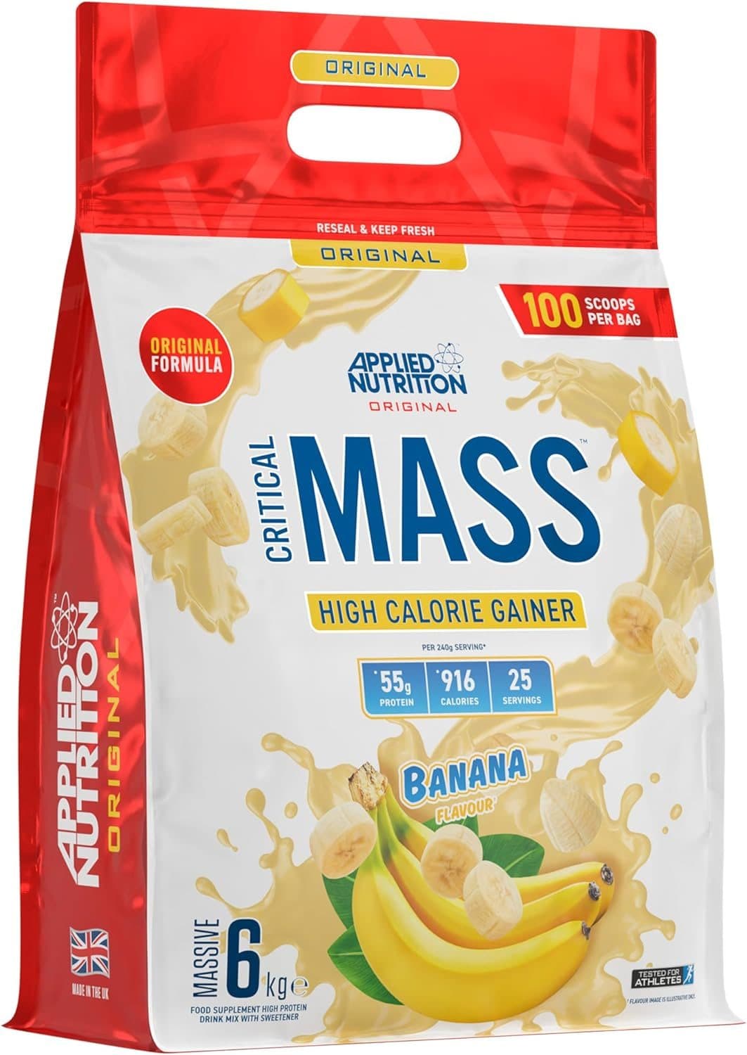 Applied Nutrition Critical Mass Original 6kg High Calorie Gainer