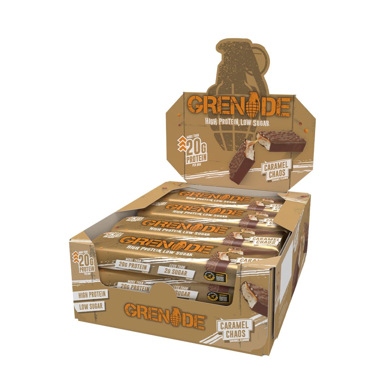 Grenade Caramel Chaos Protein Bar