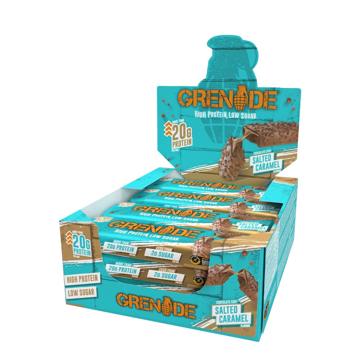Grenade Chocolate Chip Salted Caramel Protein Bar
